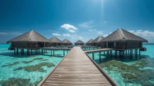 Luxury Maldives resort for UK travellers escaping winter.