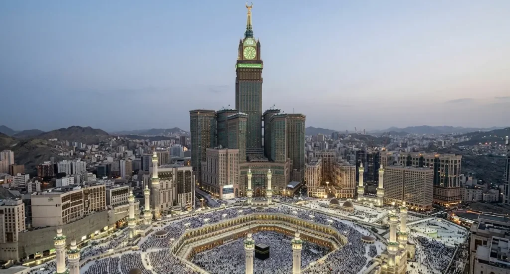 Abraj Al Bait Clock Tower near Masjid al Haram in Makkah