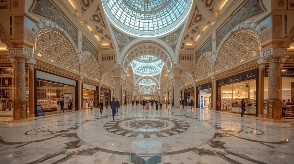 shopping mall inside Abraj Al Bait Clock Tower complex